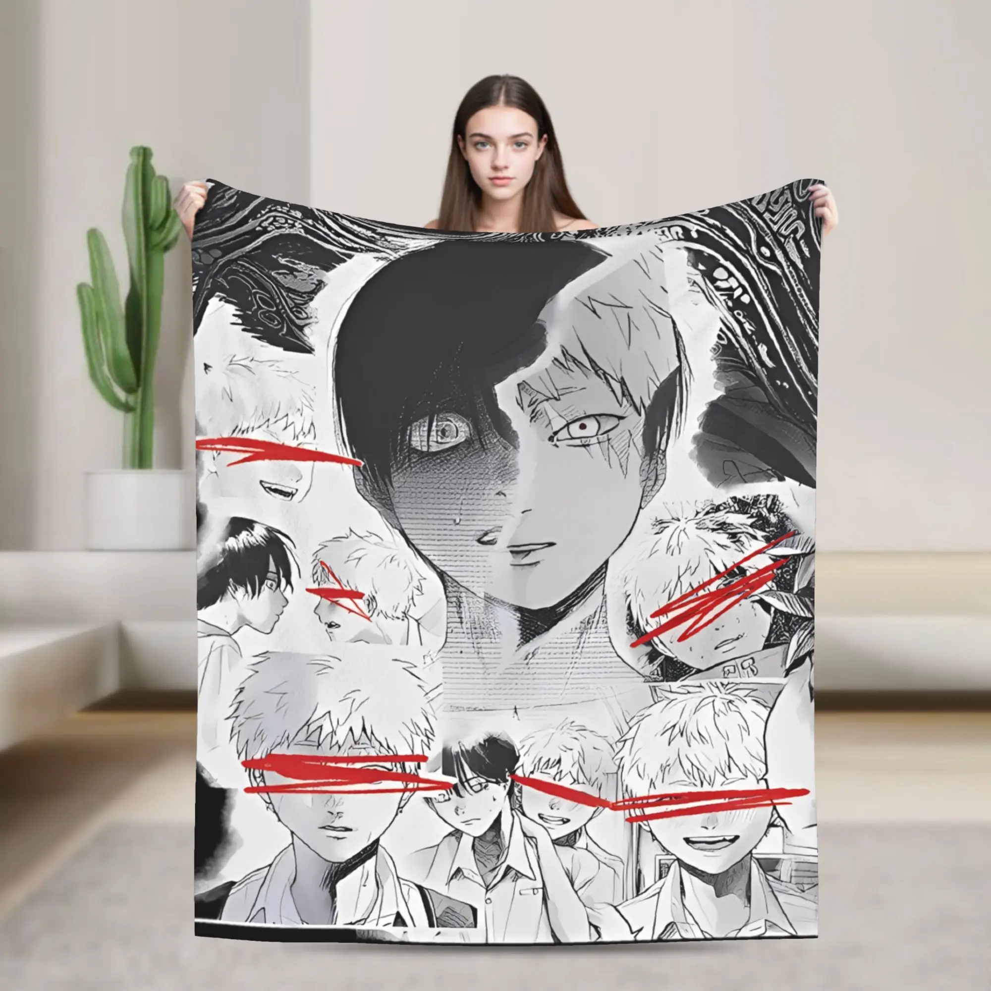 The Summer Hikaru Died Blankets Flannel Summer Air Conditioning Anime Portable Super Soft Throw Blankets Bedspread