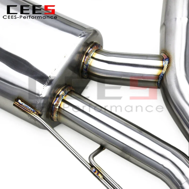 cees Sistema di silenziatore di scarico Valvetronic per BMW X5 M50i 4.4TT 2019-2024 Tuning in acciaio inossidabile Gruppo tubo di scarico fuga per auto