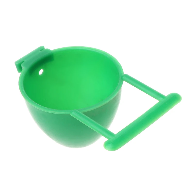 F92B Parrot Fruit Feeder Plastics Bowl Water Cup Feeding Tool to Keep Clean