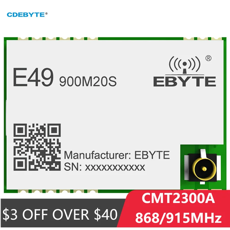 CMT2300A 868/915MHz SMD Wireless Module SPI Hardware Module E49-900M20S 3km Long Range Wireless Module