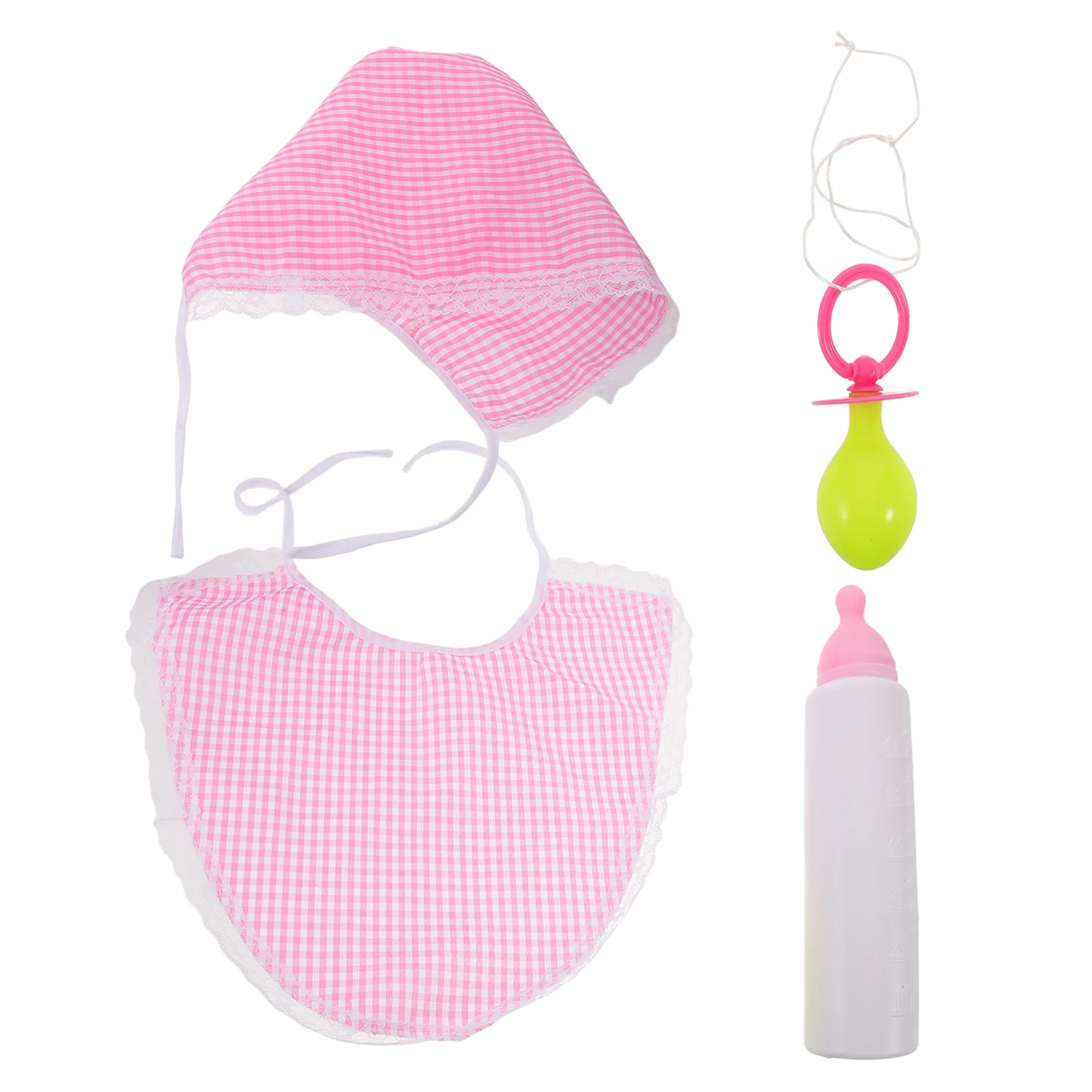 

1Set Jumbo Cosplay Prop Costume Oversized Bib Hat Pacifier Adults Party Photo Booth Accessory Jumbo Costume