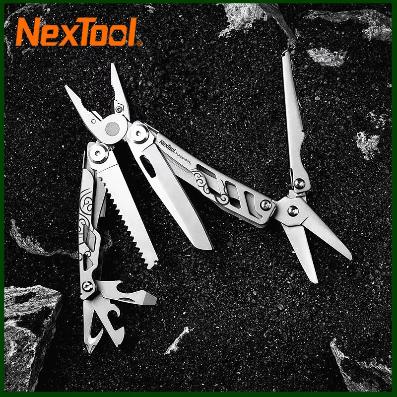 

NexTool Flagship Pro 16 IN 1 Special Hand Tool Multi-Tool Pliers Folding Knife Screwdriver Can Opener Scissors Outdoors Tools