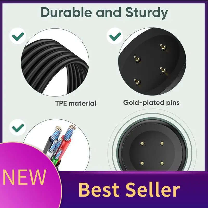 

Магнитный зарядный кабель HFES для Google Pixel Watch 2/Fitbit Ace LTE, сменный зарядный кабель для умных часов, шнур