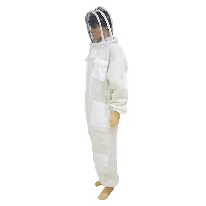 New 3-layer export-type breathable one-piece beekeeping suit (with round veil), specialised for honey harvesting.