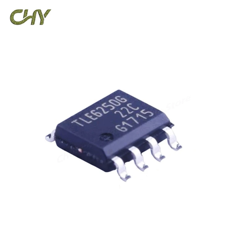 10 pièces/lot puce TLE6250G TLE6250 puce vulnérable SOP8 pour la Communication CAN à grande vitesse dans les grappes d'instruments automobiles.