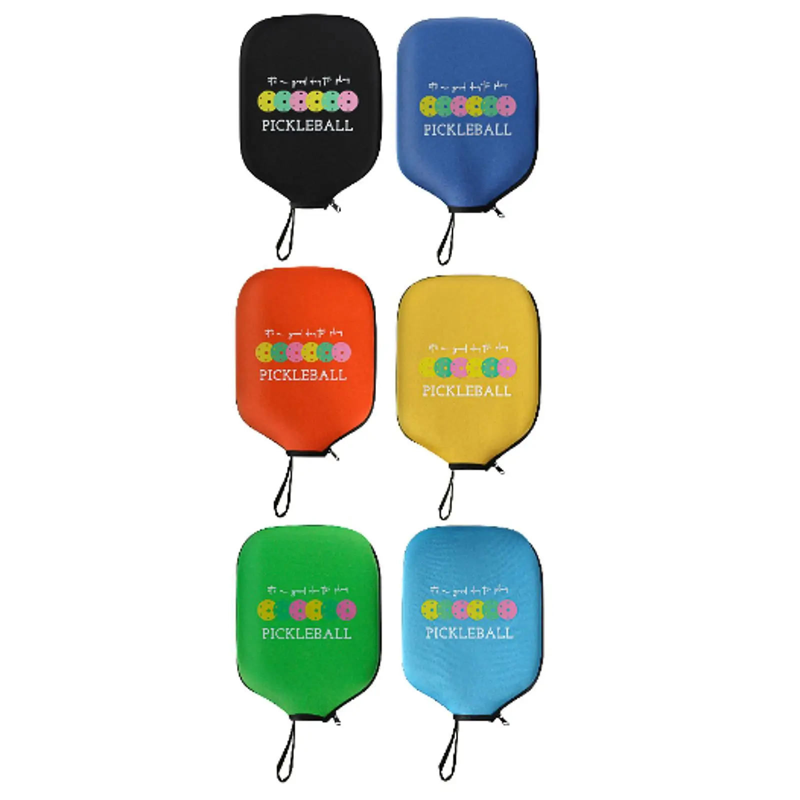

Pickleball Paddle Cover Waterproof Protect Your Paddles Neoprene Sleeve Zipper Storage Pouch Accessories Racket Protection Case
