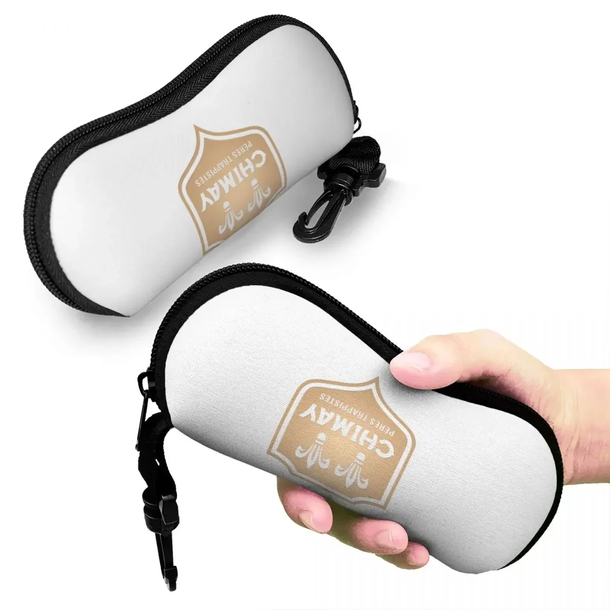 Chimay Brewery Shell Glasses Case Protector Sunglasses Box Women Men Soft Eyeglass Bag Pouch - view 5
