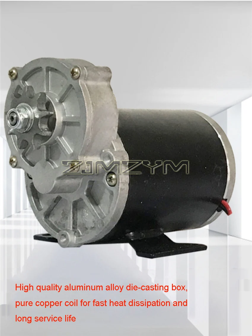 12V 24V 500W 200RPM DC Geared Motor, 9 Teeth/14 Teeth, High Torque Fertilizing Motor, Multi-purpose Sprocket