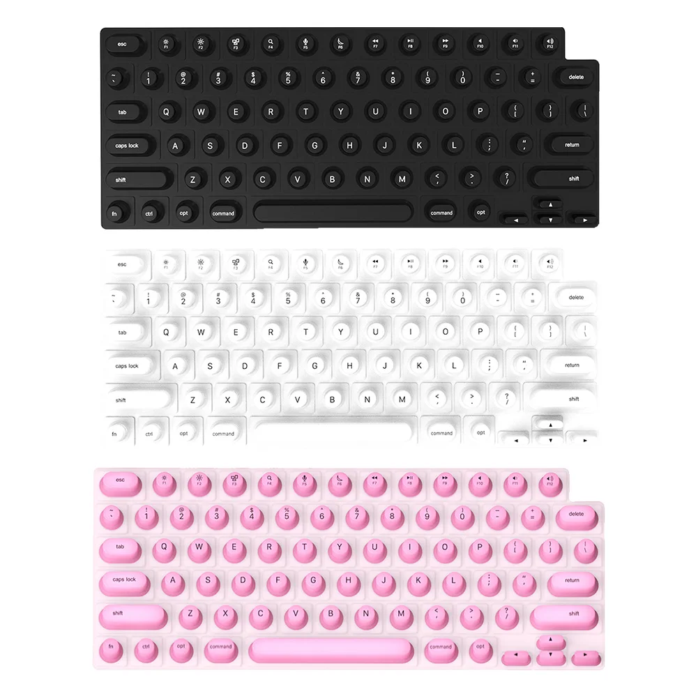 Capa de teclado para unhas longas, protetor de arte em unhas, filme de teclado para macbook air 13/15 e macbook pro 14/16 2021-2024