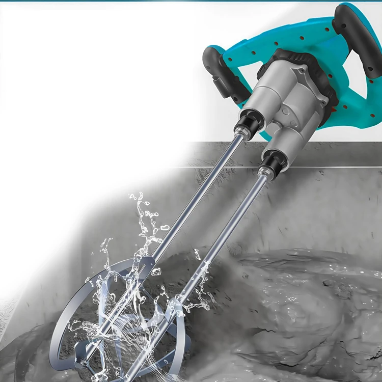 double paddle 1800W Handheld Mixer Tool Construction Building Mixing Tool Cement Drill Mixer
