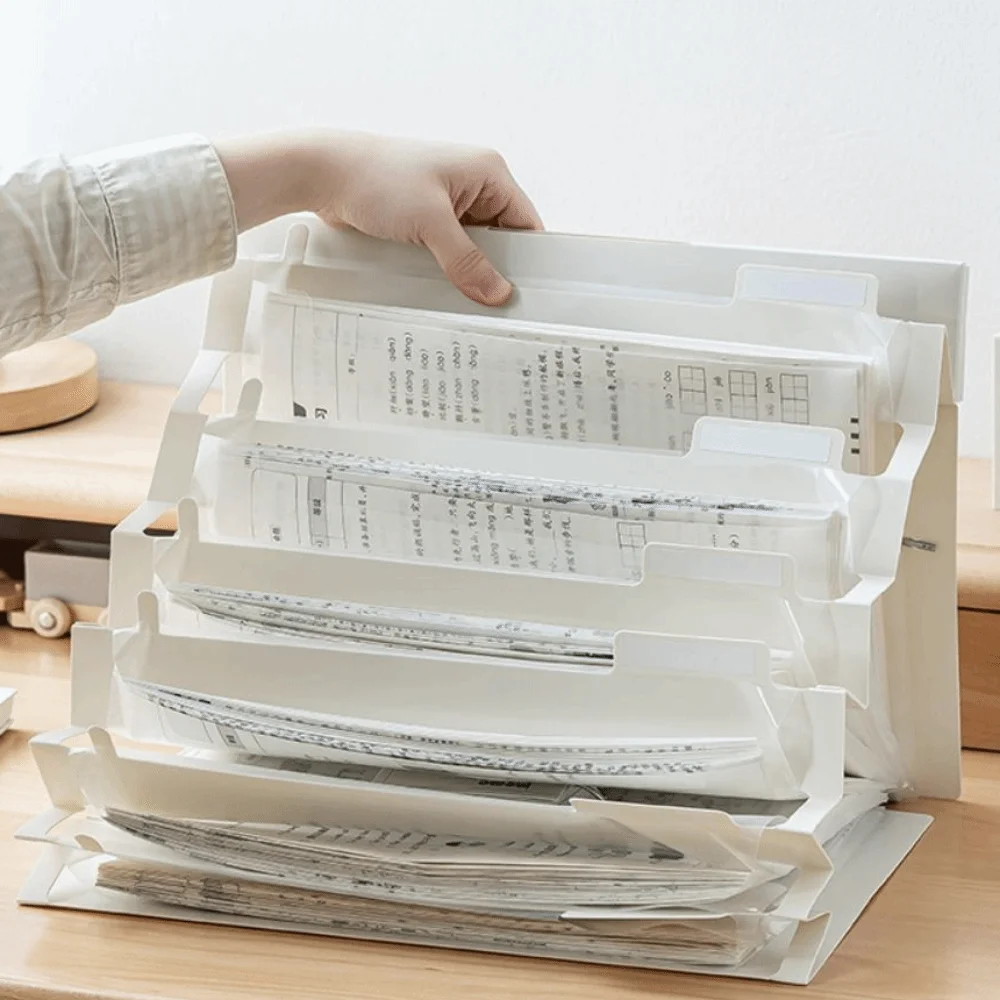 

Portable Wall Hanging File Organizers A4 Large Capacity Hanging Wall Document Bag Wear Resistant Letter Size