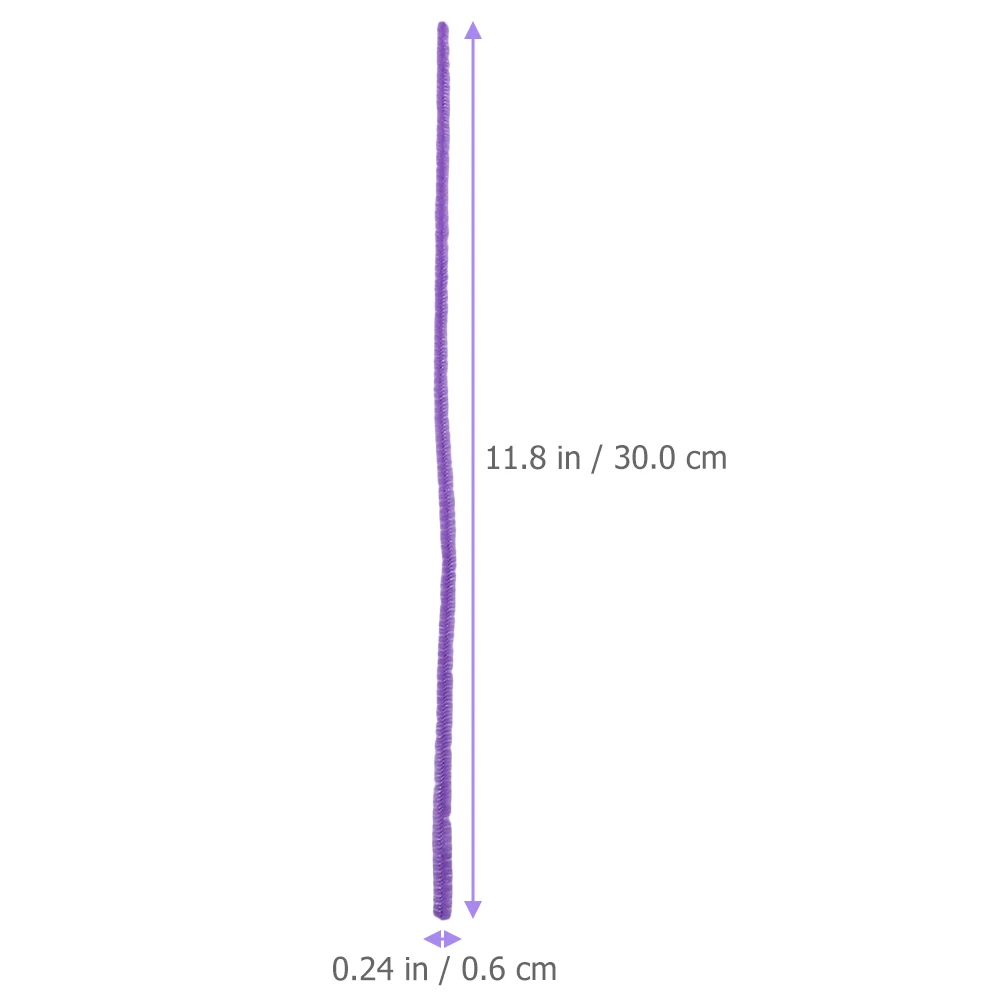 300 pçs hastes de chenille diy torção varas artesanato limpadores de tubulação barra dobrável para crianças ferramenta artesanal diy acessórios fazendo