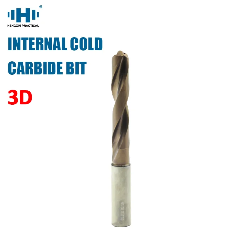 

HENGXIN 3D Carbide Bits Drill bit Inner Cold Solid Tungsten Diameter 3.0-16mm Metal Working Drill Tools Carbide Bits Internal
