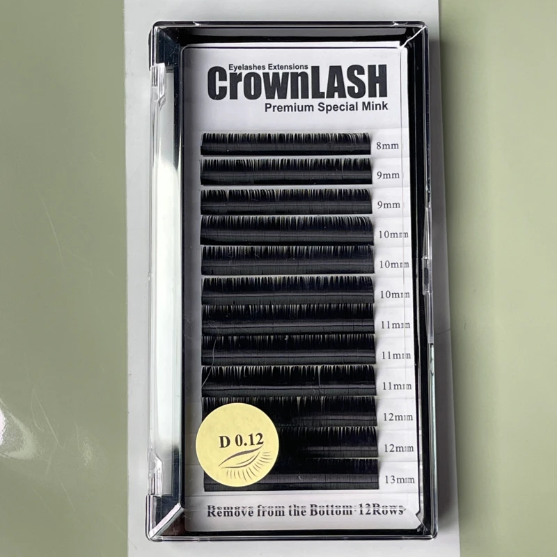 0.12 Faux Mink Classic lashes Delicate Natural Eyelashes Mixed Length Tray