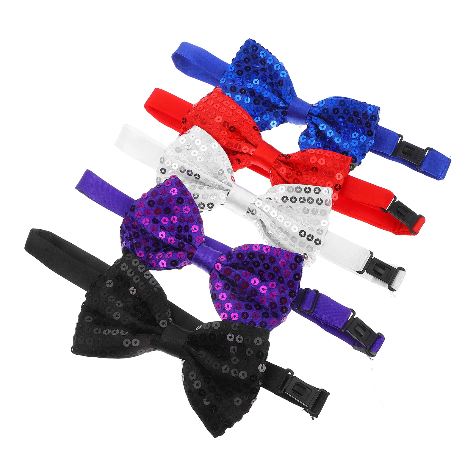

5PCS Bow Tie Neck Ties for Men Party Fashion Flowers Decorative Stylish Masquerade Performance Wedding Birthday Gifts
