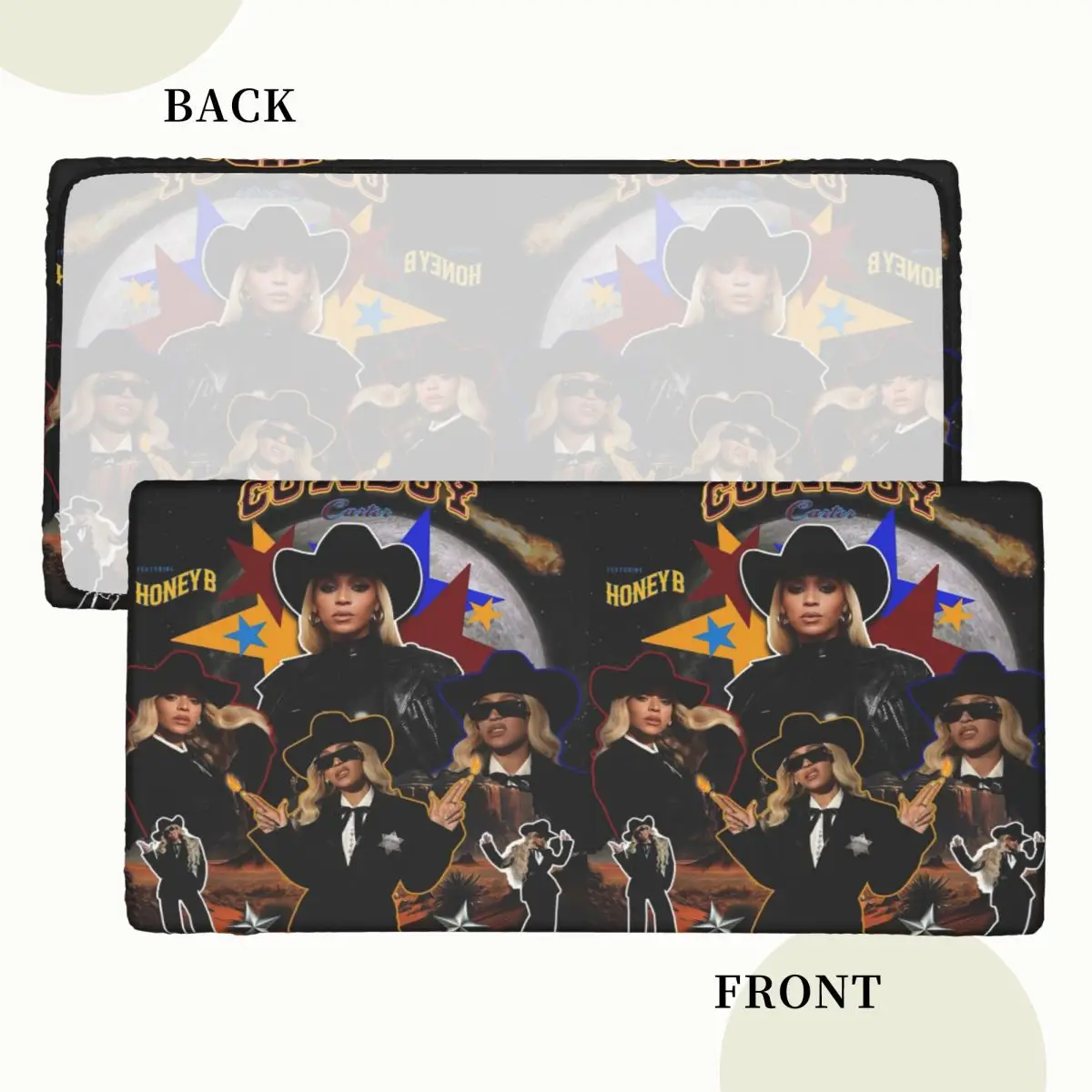 Cowboy Carter Beyonce New Album Custom Rectangular Tablecloth Oilproof Table Cover for Dining Events Table Cloth