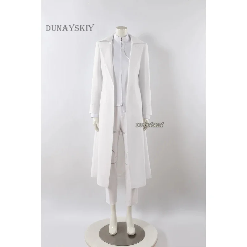 Ivan Alien Stage Anime White Sorrow Cosplay Black Wig Role Playing Party Pants Belt Halloween Carnival Costume Outfita;6'x,9;y'