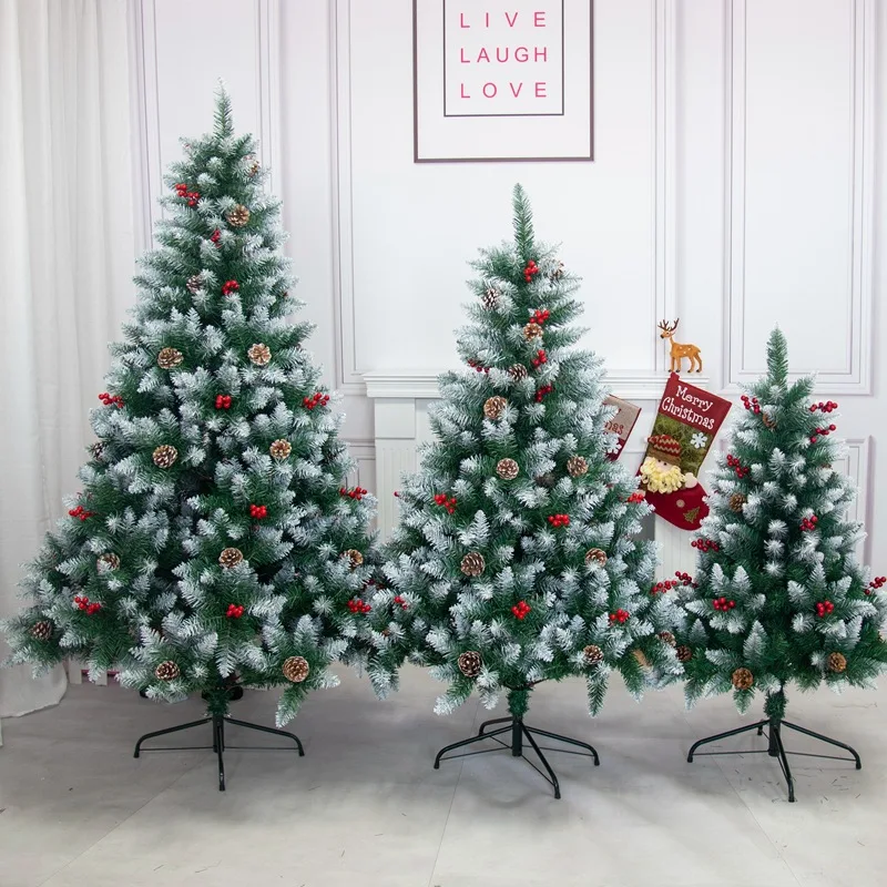 

120-210cm Christmas Tree with Snow for Christmas Decor and Home Decoration Christmas Supplies Adornos De Navidad