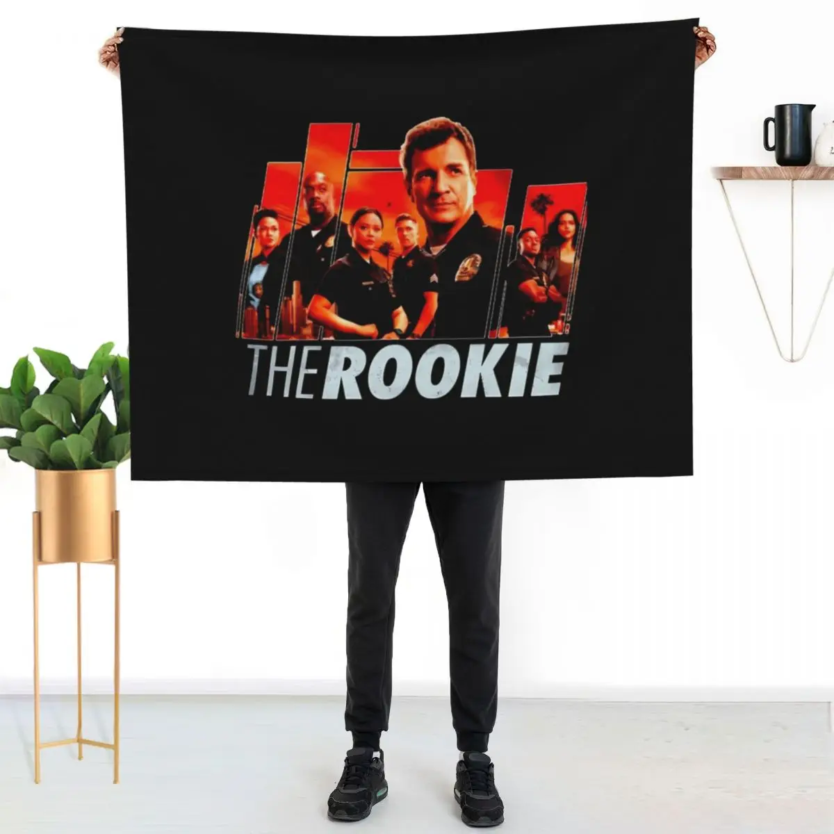 The Rookie Fanart Poster Throw Blanket Sofa Quilt Giant Sofa Soft Plaid Tourist Cute Plaid Sofa Throw Blankets