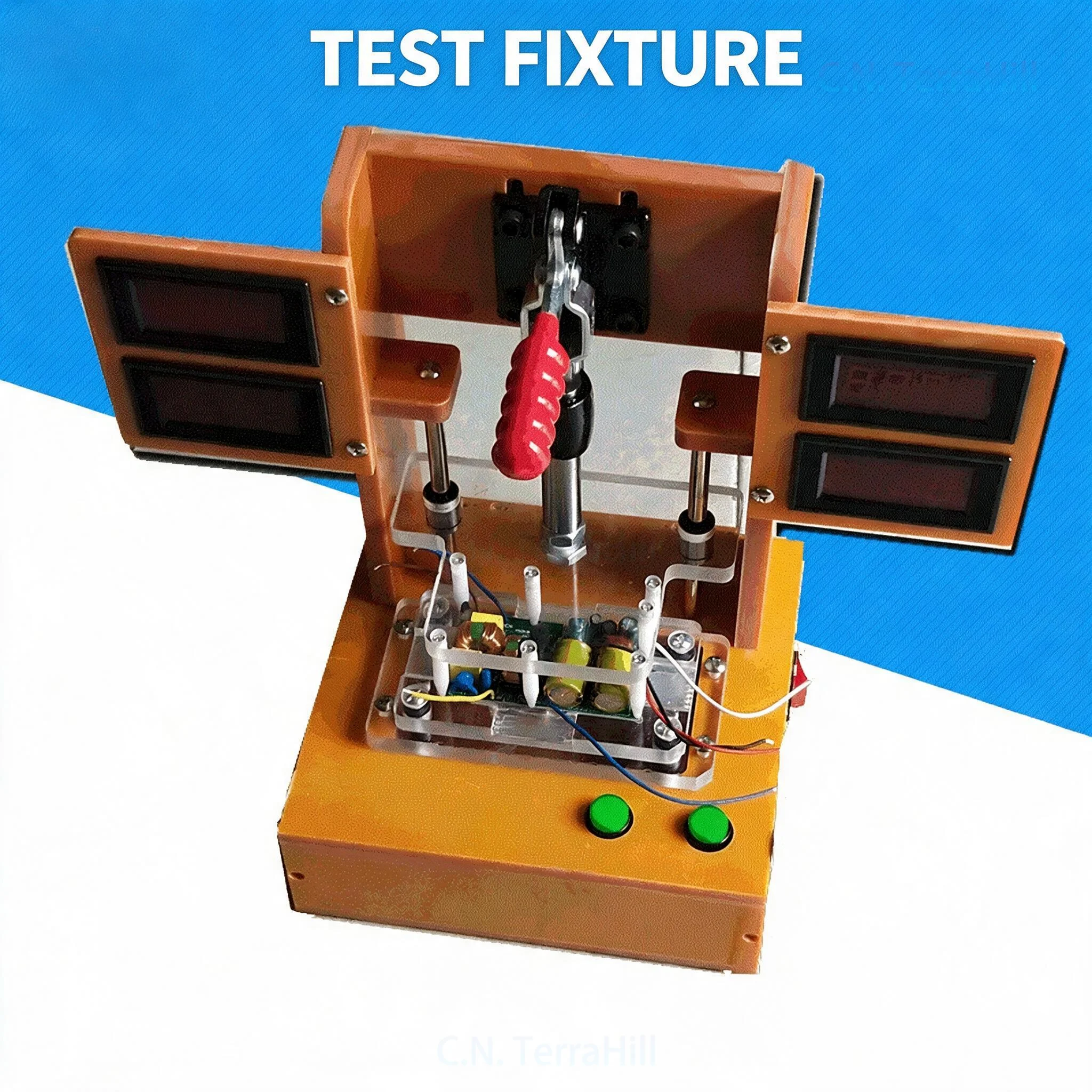 Custom PCB Test Fixture Soldering Jig Workholding Tool for Circuit Board Assembly Testing