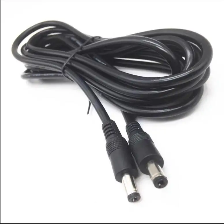 10A Pure Copper DC5.5*2.5 Male to Female/Male to Male Power Cord Projector Notebook Extension 1.5/3/5 m