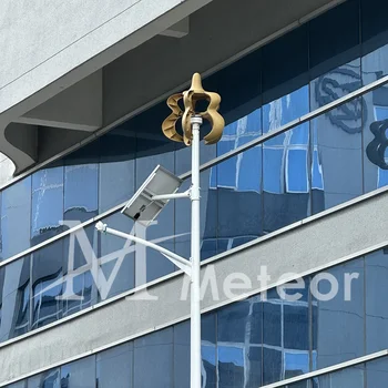 5000W vertikální větrná turbína generátor s nízkou hlučností, nízkou rychlostí větru při startu, 12V 24V 48V větrný mlýn mimo síťový systém s MPPT nabíječkou 10 nejlepší prodej Větrný generátor o výkonu 5000 W - №4