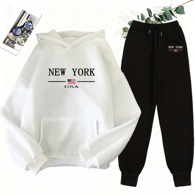 Women's Tracksuit Quality Casual Pullover Sweatshirts Outdoors Sports Jogging Clothing Autumn Winter Fashion Hoodies Sportswear