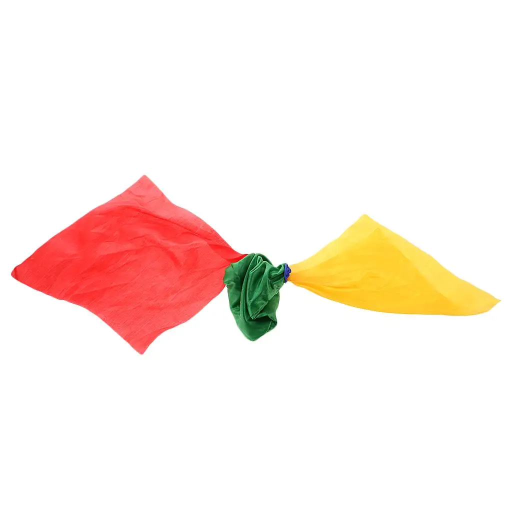 3-4pack New Change Color Silk Scarf for Trick Props Tools Toys