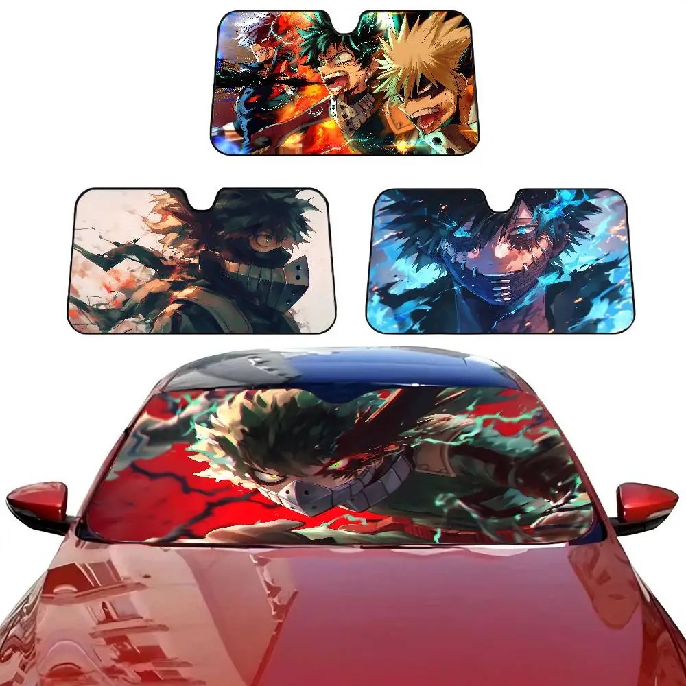 1 قطعة أنيمي الكلاسيكية بطلي A-الأكاديمية مظلة السيارات درع الزجاج الأمامي نافذة الشمس مانع غطاء لشاحنة SUV قناع العالمي