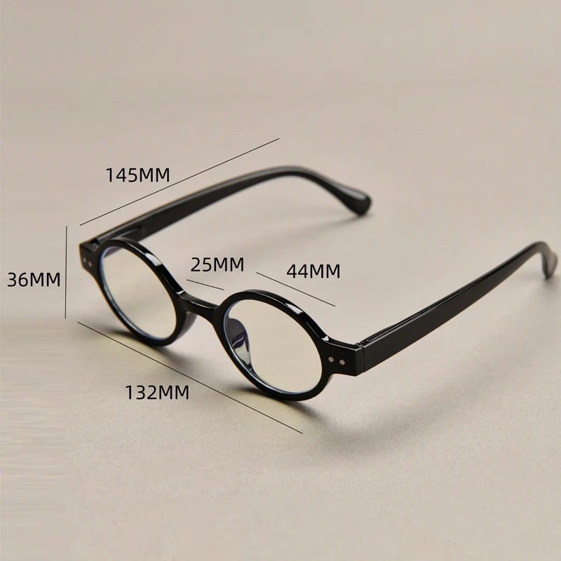 Kleine runde Rahmen modische Retro Lesebrille blaues Licht blockierende Hyperopiebrille Unisex Computerbrille +0 – Detail 1
