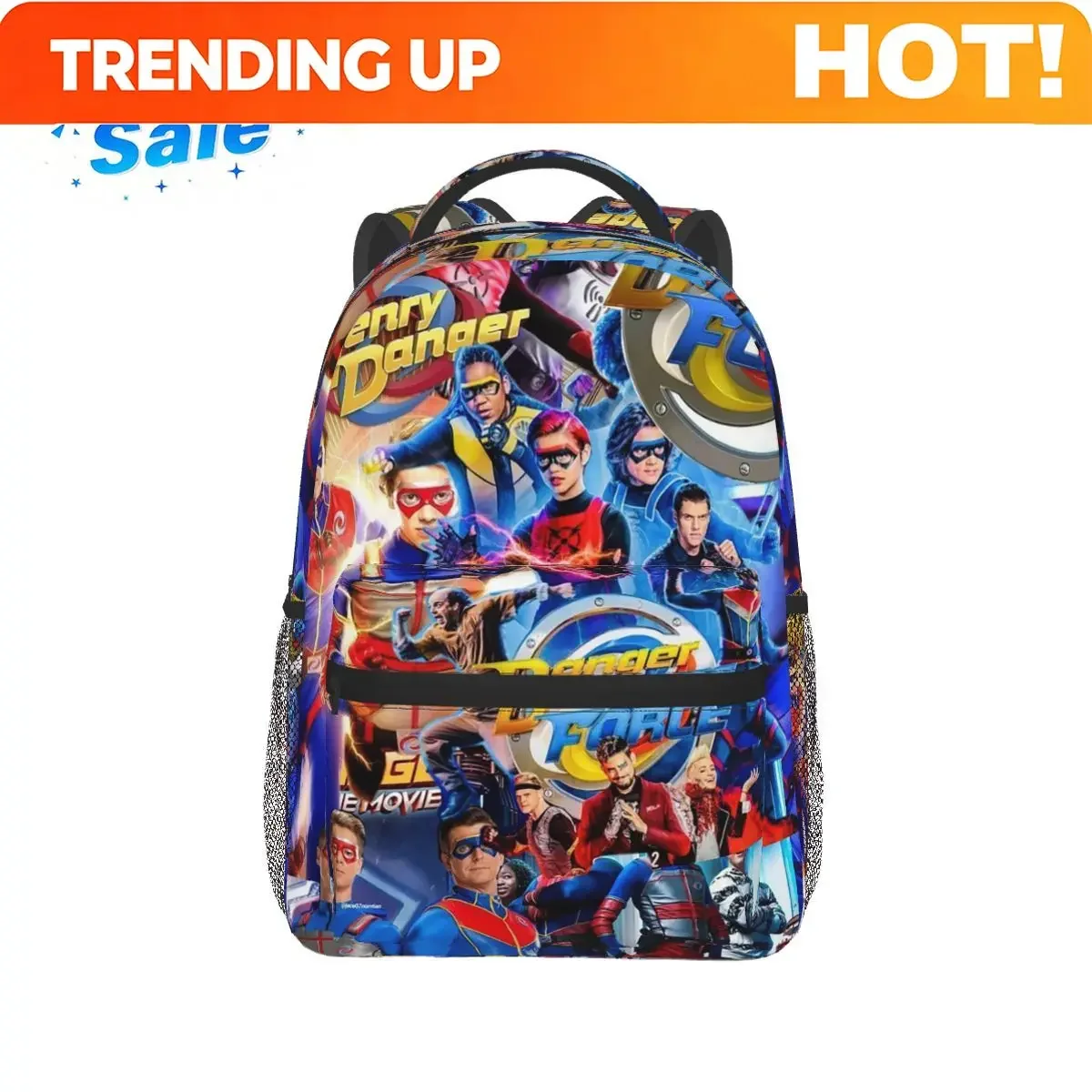 Custom Bag Henry Danger Backpack Hot Sale Daypack Large Capacity Children BookBag School Bag Shoulder Bags For Men Women