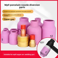 WP-9 TIG Welding Ceramic Nozzle & Gas Diffuser Combo Kit with Filter Screen for Torch Spare Parts