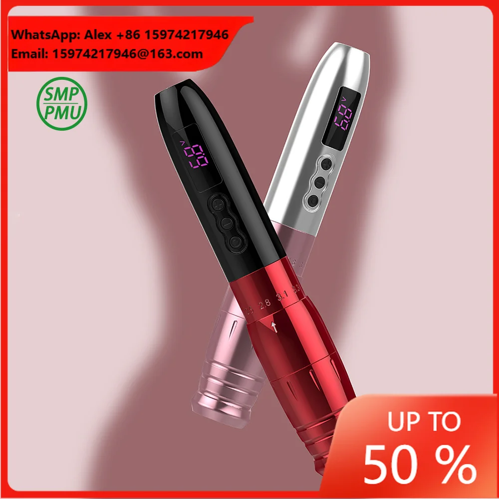 Wholesale EZ POPU Lola Air Pro Electric Stepless Adjustable Stroke 1000mAh Permanent Makeup Wireless PMU SMP Tattoo Pen Machine