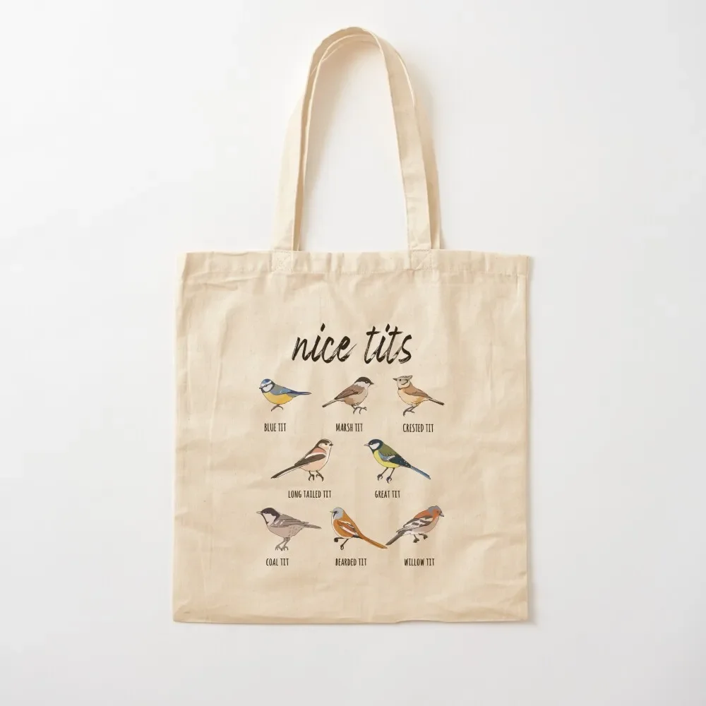 

Nice Tits Funny Bird Watching Tote Bag Lady bag bags luxury women shopping trolley bag Women bags