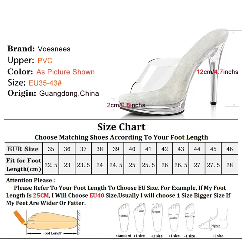 Fashion Transparent Sandals For Women 12cm Sexy High Heels Shoes Fish Toe Stiletto Social Shoes Slippers 2024 New Outside Slides