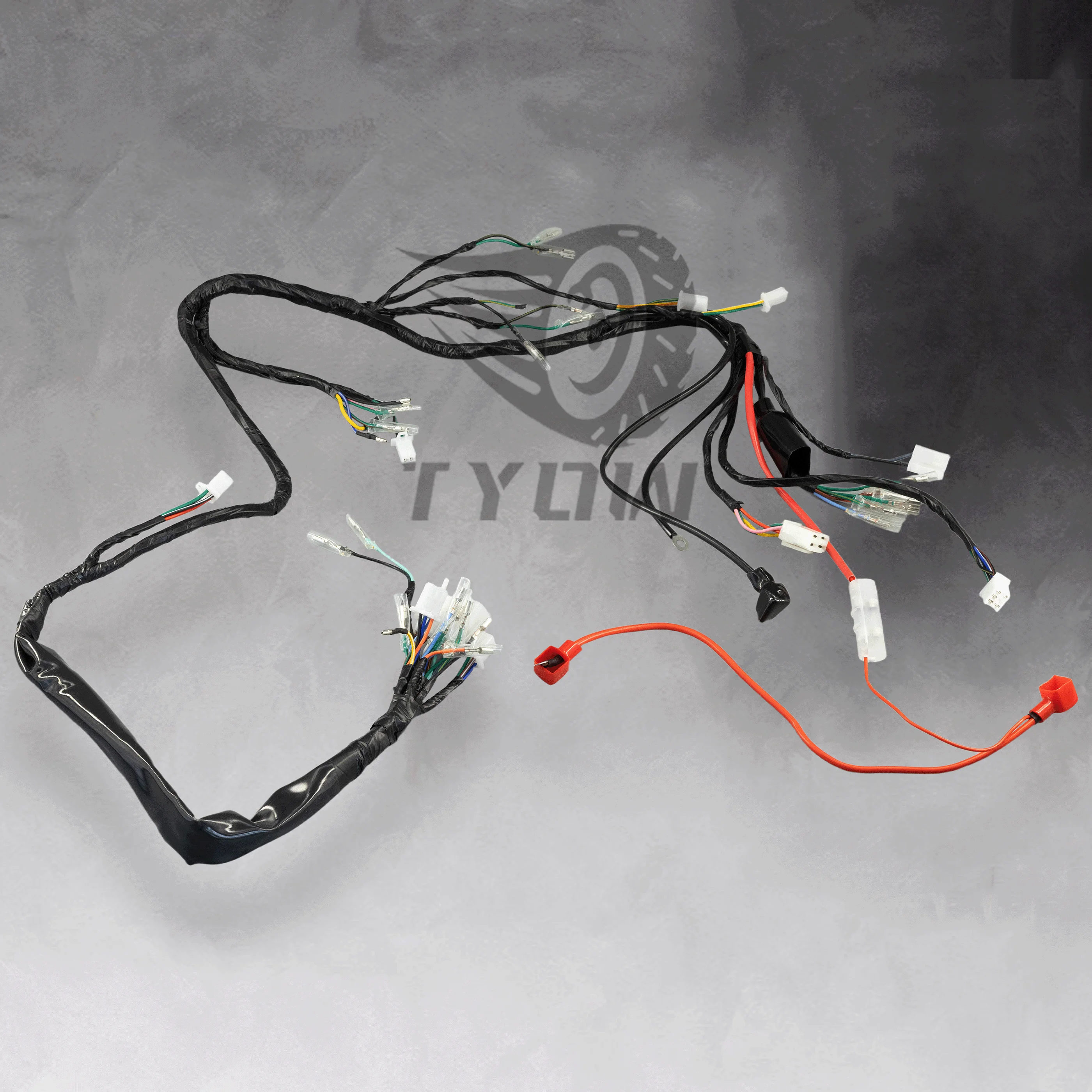 

CT70 Wire harness assembly Motorcycle Electric Start Full Wiring for Honda DAX CT70 ST70 Throttle and clutch kits