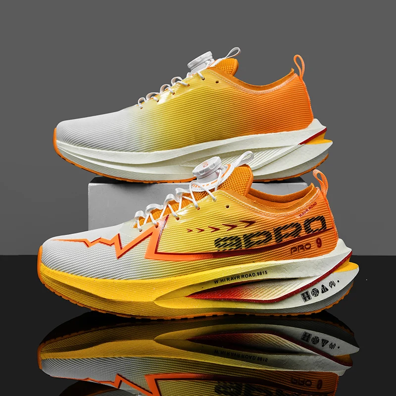 

Marathon Cushion Carbon Plate Sports Running Shoes Men Breathable Lightweight Women Comfortable Nonskid Speciality Sneakers