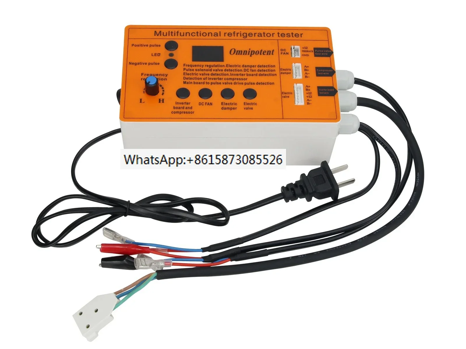 

Maxgeek 8 In 1 Inverter Refrigerator Detector Multifunctional Refrigerator Tester Pulse Solenoid Valve Test