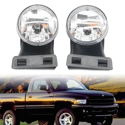 1 Pair Car Front Fog Light Lamps with Bulbs LH+RH For Dodge Ram 1500 2500 3500 1994 1995 1996 1997 1998 1999 2000 2001 2002