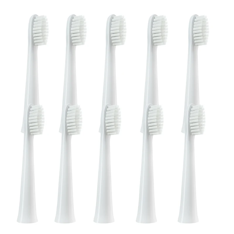 10 pezzi Set testine spazzolino elettrico per Panasonic DM71/DM61 testine spazzolino elettrico pulito sbiancamento morbido DuPont spazzola intelligente