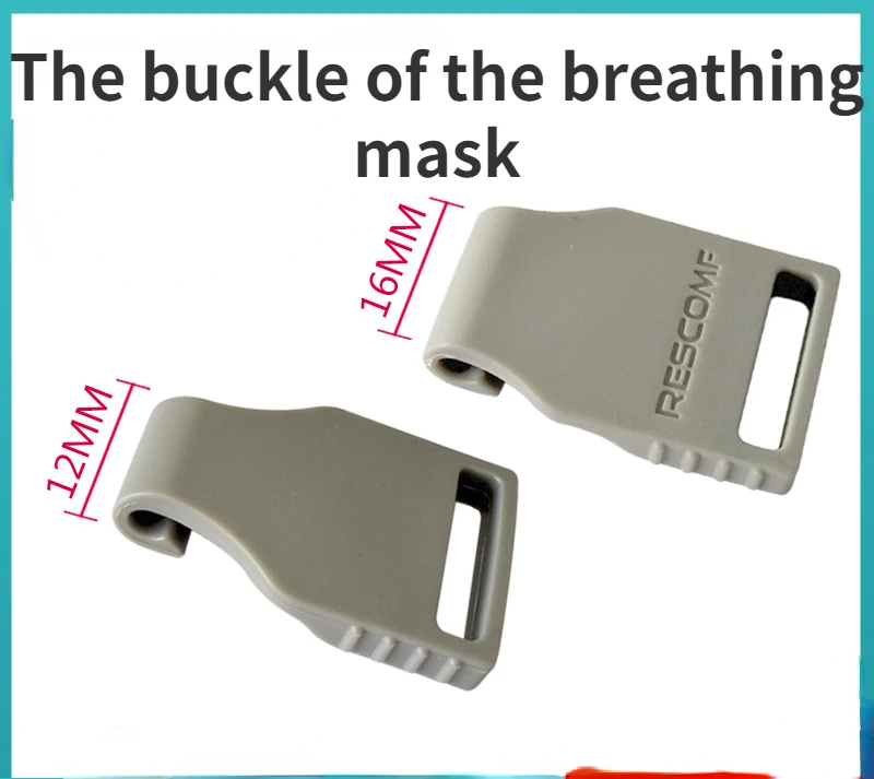 

1 Pair Original Buckle Accessories Vent Mask Clasp NM FM Respirator Ventilation Mask Head Strap Sleep Apnea Anti Snoring Unisex