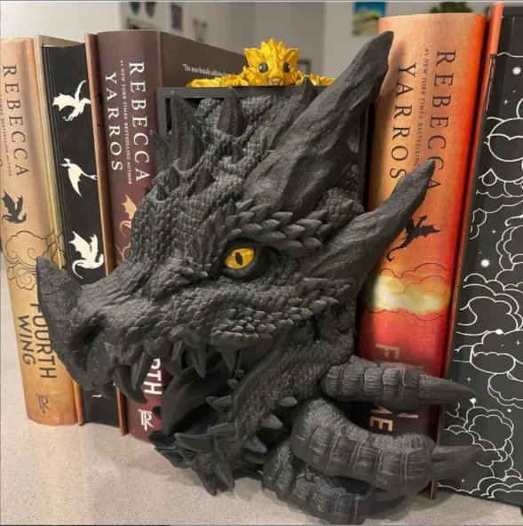 American dark dragon red eye book relies on book stand home decoration desktop ornament