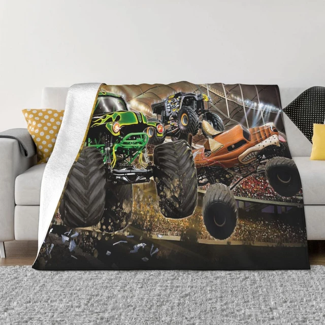 Monster Jam Monster Truck Blanket Monster Truck Fleece Blanket Monster Jam Fleece Blanket Aliexpress
