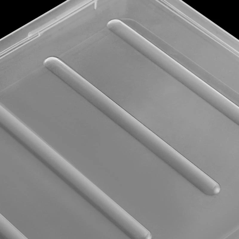 

Portable Files Box Clear Storage for Case for Student Teacher Travel Daily Us