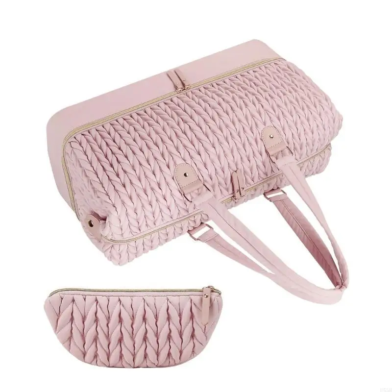

H55B Spacious Multifunction Diaper Bag with Double Compartments Large for Moms Travel
