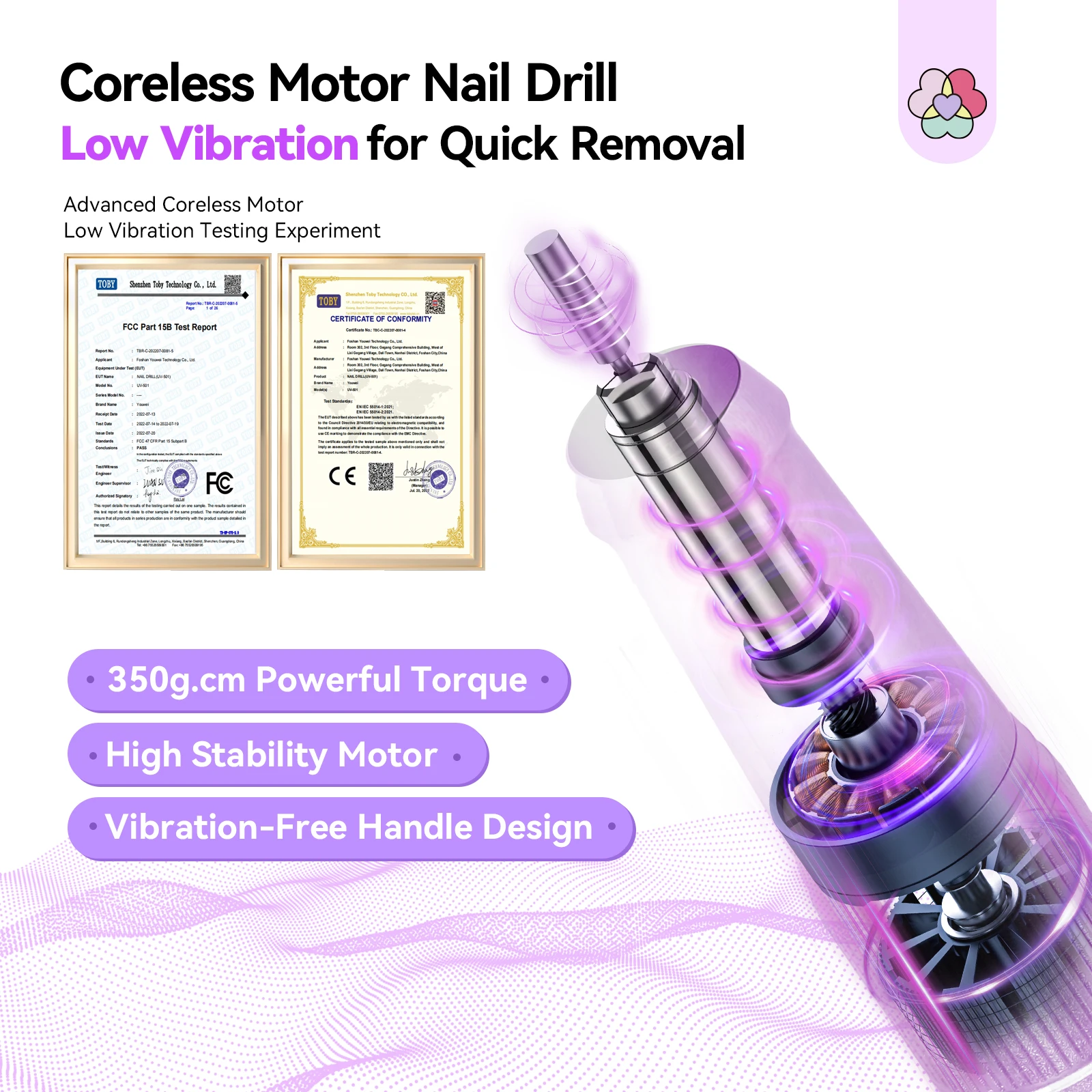 사빌랜드 고급 네일 드릴 40000 RPM 저소음 코어리스 모터 15시간 긴 배터리 수명 저진동 조명 포함 전문가용 살롱용