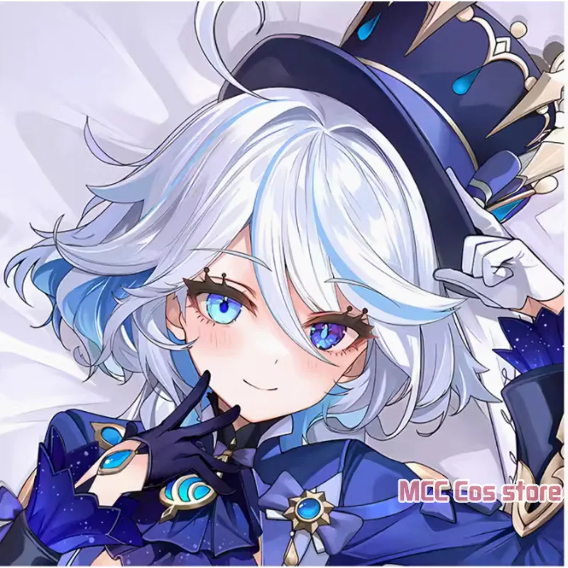 

Аниме Genshin Impact Furina Sexy Dakimakura Hing Body чехол Cosplay Подушка покрывало постельные принадлежности подарки MNFZ