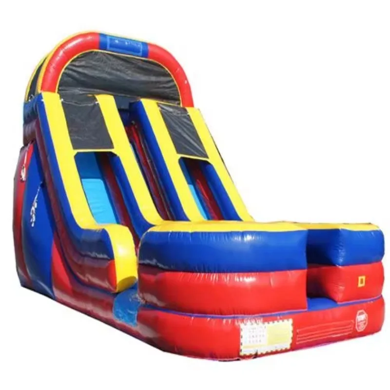 Commercial Outdoor PVC Inflatable Water Slide for Kids Giant Party Entertainment Bouncer with Double Slide Bouncy Castle