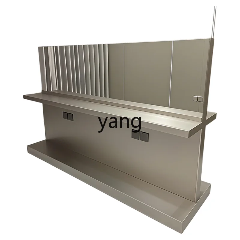 

YHM hair salon special stainless steel barber shop dye hair table operation table