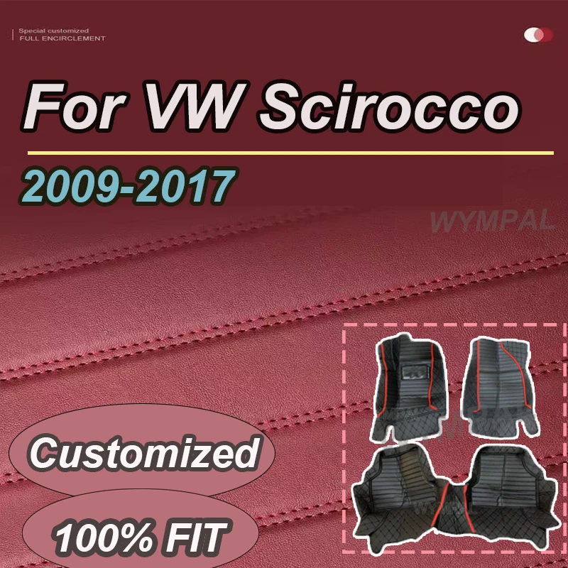 

РОСКОШНЫЕ автомобильные коврики на заказ для VW Scirocco 2009 2010 2011 2012 2013 2014 2015 2016 2017 автомобильные подушечки для ног автомобильный ковер